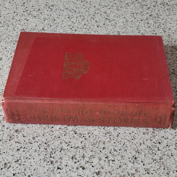 VTG Hardcover 'The Fireside Book Of Christmas Stories' 1945 Illustrated Stories - Picture 2 of 16